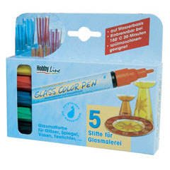 Glass Color Glasmalstifte, 5er-Set [Spielzeug]