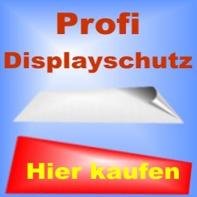 2x Intenso Tab 824 ENTSPIEGELNDE Displayschutzfolie Bildschirmschutzfolie von 4ProTec – Nahezu blendfreie Antireflexfolie - 2