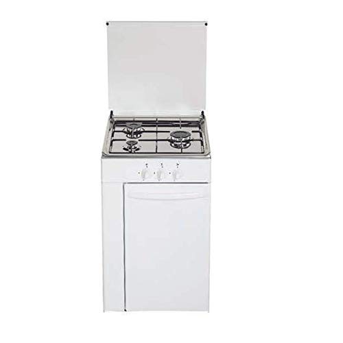 Cocina de gas butano/natural HVG CPB, 3 quemadores, acabado Blanco