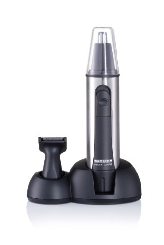Severin HairCare HS 0781 Nasen-/Ohrhaarschneide-Set, Edelstahl-schwarz - 2