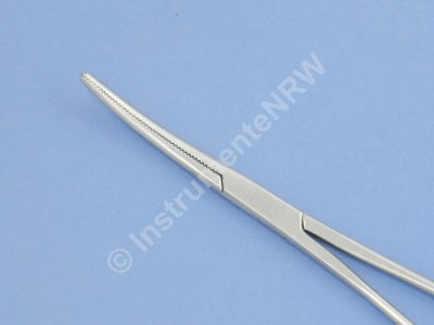 Gebogene Klemme 20 cm mit Innenzahnung – Edelstahl Rostfrei – - 3