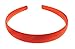 Girls Satin 2cm Hair Headband Alice Band Red