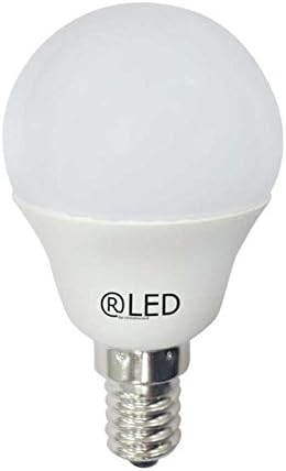 rled Pack of Bulbs Spherical LED CR1 E14, 6 W, White, 81 x 45 mm, Pack of 2