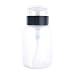 Well-Goal 1pcs Empty Pump Dispenser For Nail Art Polish Remover 200ML Cylinder Bottle