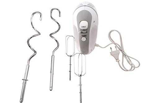 Handmixer 200 Watt Weiss- grau 5 Stufen Mixer Handrührgerät - 2