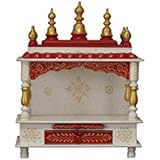 MVEE Wooden Home Temple/Pooja Mandir/Mandapam/Small Home Temple (MA_ST 02)