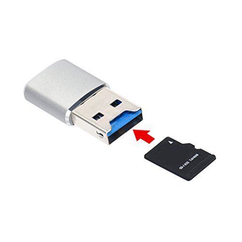 MagiDeal 5 Gbps USB 3.0 Micro Speicherkarten Unterstützt Micro SD/TF Kartenleser für Windows ME, Vista - Splitter