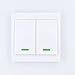 Produktbild TengtaidaX 86 Wall Panel Remote Transmitter 2 Button Sticky RF TX Smart Home Room Living Room Bedroom Wireless Remote 433Mhz