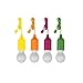 Produktbild Moshanghua 4 LED-Leuchten in 4 Gehäusefarben - 4 Stück Lampen - Sichere Berührung Oberfläche - Garten, Camping, Party, Kleiderschrank