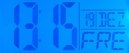 infactory Seniorenwecker mit Zusatz-Alarmen und großem LCD-Display - 5