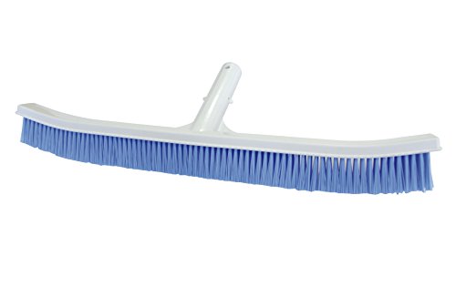 Steinbach Poolreinigung Beckenbürste lang, Weiß, 45 cm