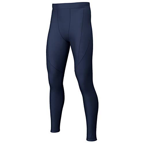 (SY (Small Youth - 8/9 Yrs), Navy) - i-sports Base Layer Tights Junior Unisex Sports Compression Leggings/Pants