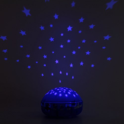 ANSMANN Sternenlicht Schlümpfe LED Nachtlicht Sternenhimmel Projektor Einschlafhilfe für Kinder Babys Stimmungslicht – stromparendes Orientierungslicht - 7
