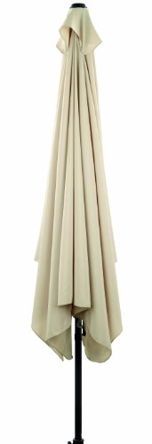 Amazon.de: EASYmaxx Sonnenschirm | Rechteckig, UV-Schutz, Handkurbel