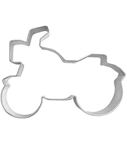 Motorrad-Ausstechform Aus Edelstahl – Für Kekse & Fondant, 6,7 X 4,2 Cm