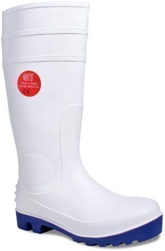 ST Workwear FootwearST Workwear Mens Super Safety Wellingtons Wellies White UK 11