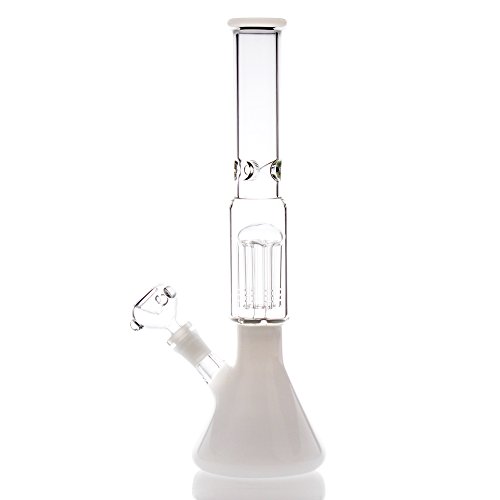 REANICE Recycler Glas Bongs wasser bong bubbler einfache bong 14.5mm bong schüssel höhe 35cm direkt glas rohre honigwabe zweig bongwasser bohrinseln pfeife großen bongs - glas mit zubehör, große weiße