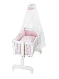 Alvi 411557132 Set für Pendelwiege Glückspilz rosa