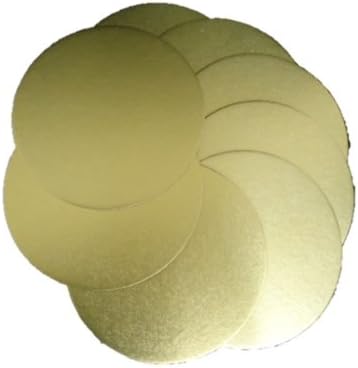 10 X Gold Round Circle Cake Board 180mm 7" 1.7mm Thick