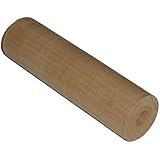Holz Hülse, Abstandshalter, Holzrohr D 45mm verschiedene Holzsorten, Längen und Bohrungen wählbar, gebohrter Rundstab