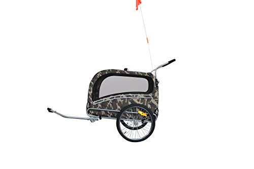 Fahrradanhänger Polironeshop Argo Anhänger und Wagen für den Transport von Hunden Hund Tiere Wagen Caddy Anhänger Fahrrad Jogger Hundewagen - 5