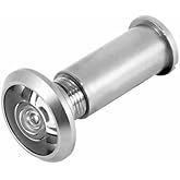 Metal Kapı D&uuml;rb&uuml;n&uuml;, 180&deg; G&ouml;r&uuml;ş A&ccedil;ısı, 14mm &Ccedil;ap, Ayarlanabilir Uzunluk 50-75mm, G&uuml;m&uuml;ş