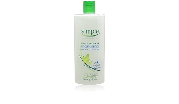 simple moisturising bath cream