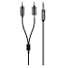 Price comparison product image Belkin 1m 3.5mm Male to 2x RCA Male P5 Audio Cable