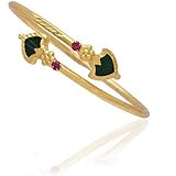 Buy One Gram Gold Plated Green Palakka 