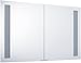 Produktbild Emco 979705036 Lichtspiegelschrank Asis Premium 1000 mm mit 2 Leuchten alu glas als Aufputzversion