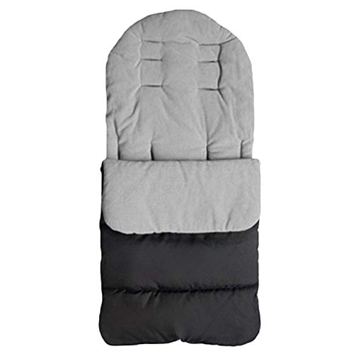 Preisvergleich Produktbild Kinderwagen Fußsack, Kinderwagen Schlafsack,Universal Winter Wasserdichte Warme Kinderwagen Schlafsack Fußsack Sitzkissen für Neugeborenes Baby Kleinkind Grau