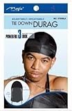 Breathable Durag for Men One size fits All Black