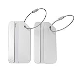 The Smart Travel Co, Etiquette Argenté Platinum Silver 2 Pack Taille Unique