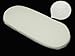 Anti-Bacterial Baby Moses Basket Foam Mattress 74 x 28 x 4 with oval shape Zip Cover