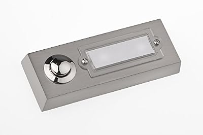 HUBER bouton de sonnette, 1 x 12001 rectangulaire avec porte montage en saillie