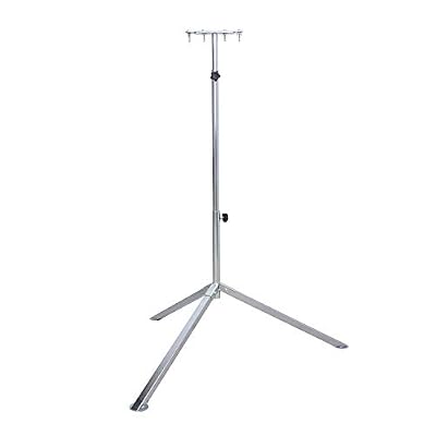 As-Schwabe 46750 professionnel Trépied pour projecteur projecteur halogène, Spot LED, etc, galvanisé, stable, réglable jusqu'à 2,60 m