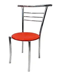 PP Chair Comfortable Office Visitor Student Work from Home Study Chrome Finish Metal Dining Visitor Stool Chair with Plastic Shell | ISO Certified Company Style 9