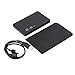 Produktbild WEIWEITOE USB 2.0 HDD Festplatte 2,5 Zoll SATA Box Externes Gehäuse Mobile Disk Box Koffer Für Laptop Festplattec Festplattenkoffer, schwarz,
