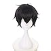 Produktbild MUZI WIG Anime Cosplay Perücke für Akira Kurusu Kunsthaar Perücken von Persona 5 mit Free Wig Cap