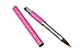 New Nail Art Acrylic Carving Pen NO.8 Crystal Brush Powder Tool Pink