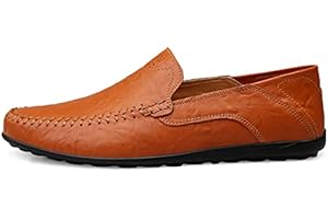 ARO LORA Hommes Mocassins Classiques en Cuir pour Loafers Chaussures Penny Confort Mocassin Conduite Plat Chaussures