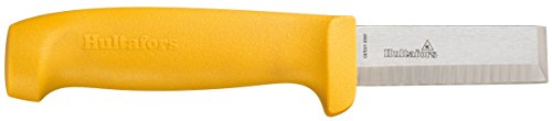 Hultafors 380070 Cuchillo cincel de acero japonés de 201 mm (incluye funda para el cinturón de plástico extra resistente)
