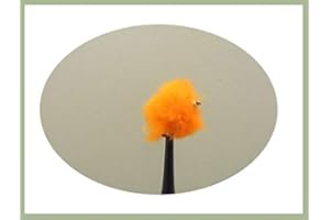 TROUTFLIES UK EGG AND BLOB FLIES Blob Flies, 6 pack Orange Eggstacy Blobs, great still water fly, Fly Fishing