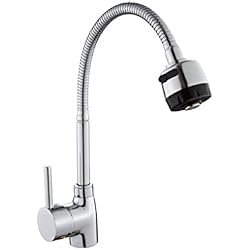 SUN LL Robinet de cuisine en cuivre universel Robots en pot de jardin chaud et froid