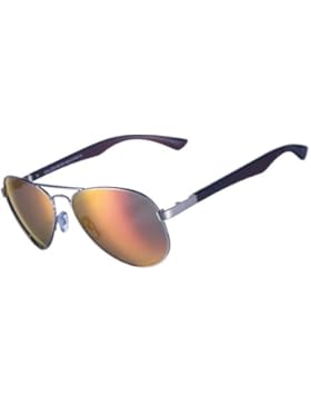 Sinner Santos Gold Metal Green Revo Sonnenbrille