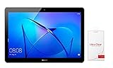 HUAWEI MediaPad T3 10 Wi-Fi Tablette 9.6' Gris Bundle avec Film de Protection écran (16 Go, 2 Go de RAM, Android 7.0, Bluetooth)