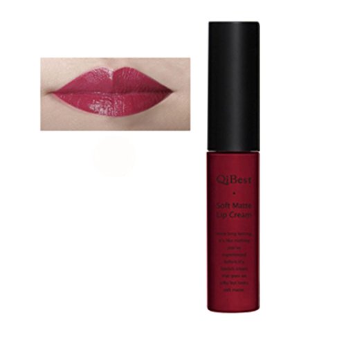 Ularma Lipgloss Soft Matte Flüssiger Lang anhaltender Wasserdicht Lippenstift, Rot/04
