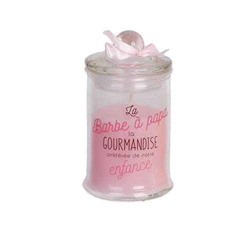 CMP Paris Bougie bonbonnière - Senteur Barba à Papa - Rose