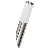 Schutzklasse: IP44 Smartwares RX1010 -Außenleuchte - Abgewinkelt - Edelstahl - E27-Sockel - IP44