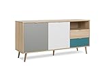 sideboard hängend Skandinavische Serie mit konischen Vollholzfüßen